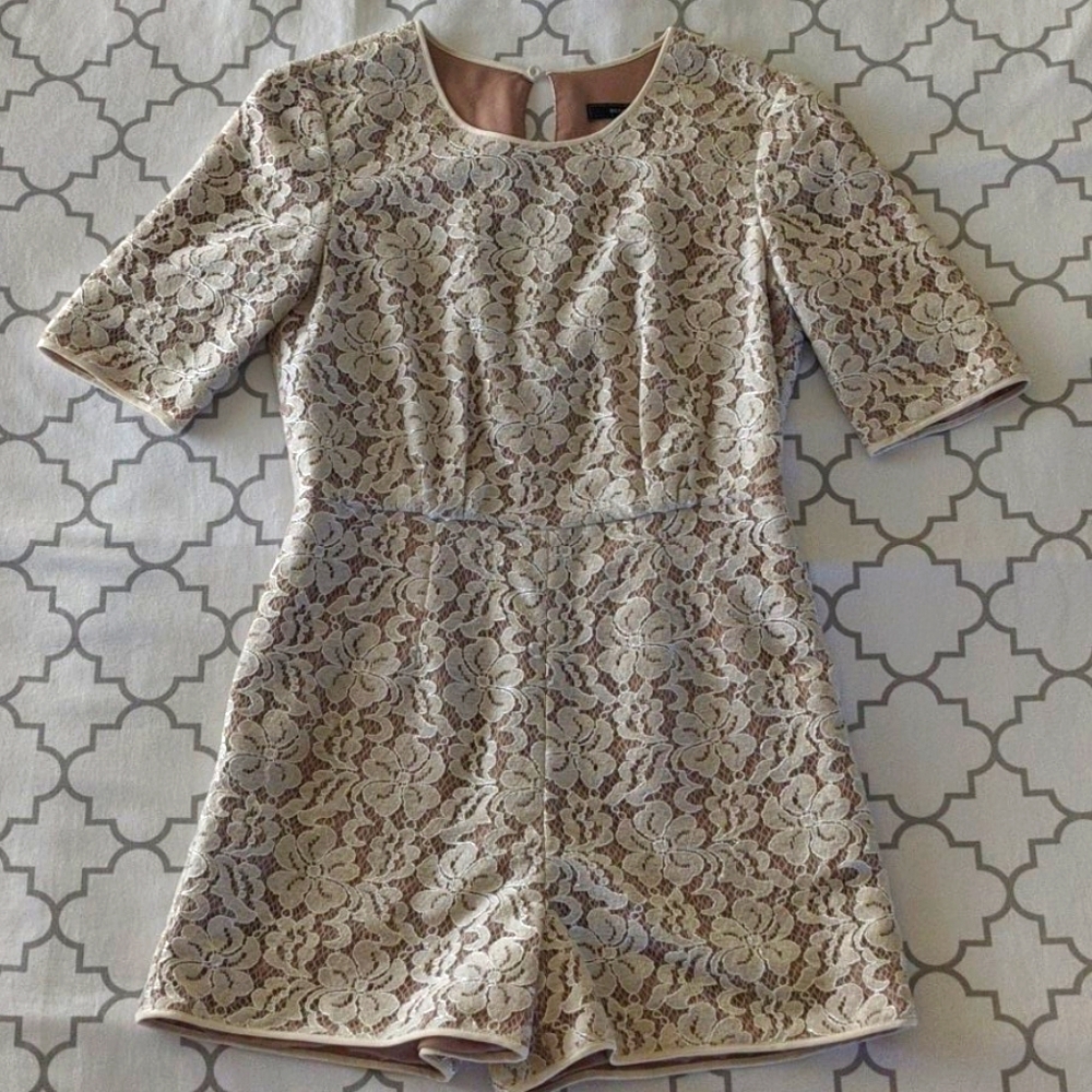 BCBG Maxazria Lace Romper